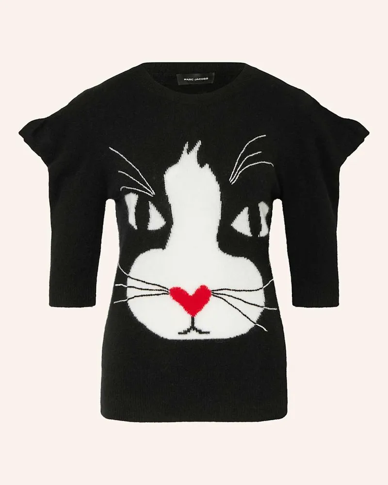 Marc Jacobs Cashmere-Pullover THE CAT SWEATER Schwarz