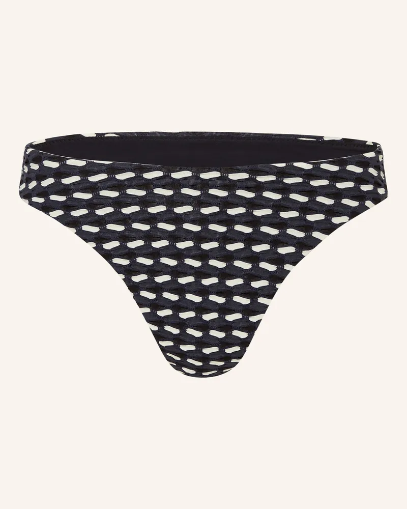 Seafolly Australia Basic-Bikini-Hose Mala schwarz Dunkelblau