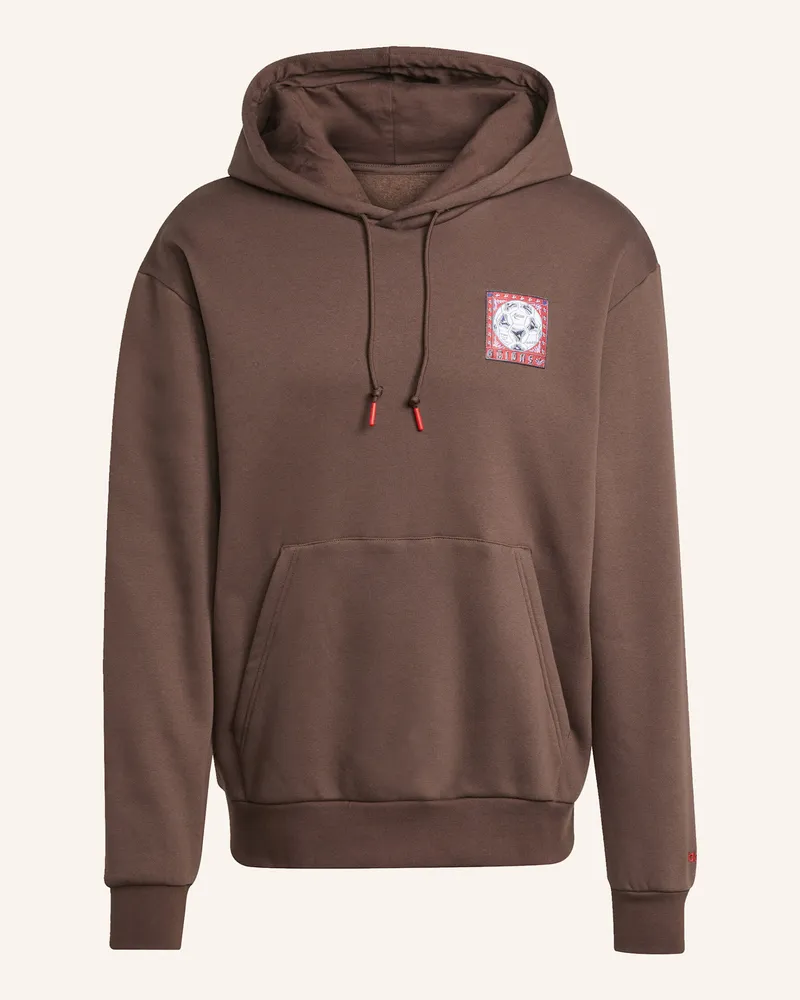 adidas GRAPHIC HOODIE Braun