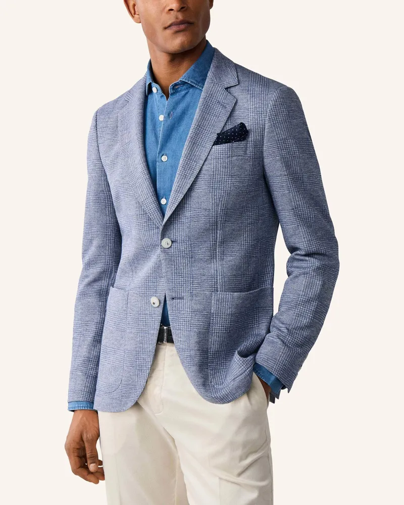 Hackett Sakko Jersey Knit Gchk Jkt blau Blau