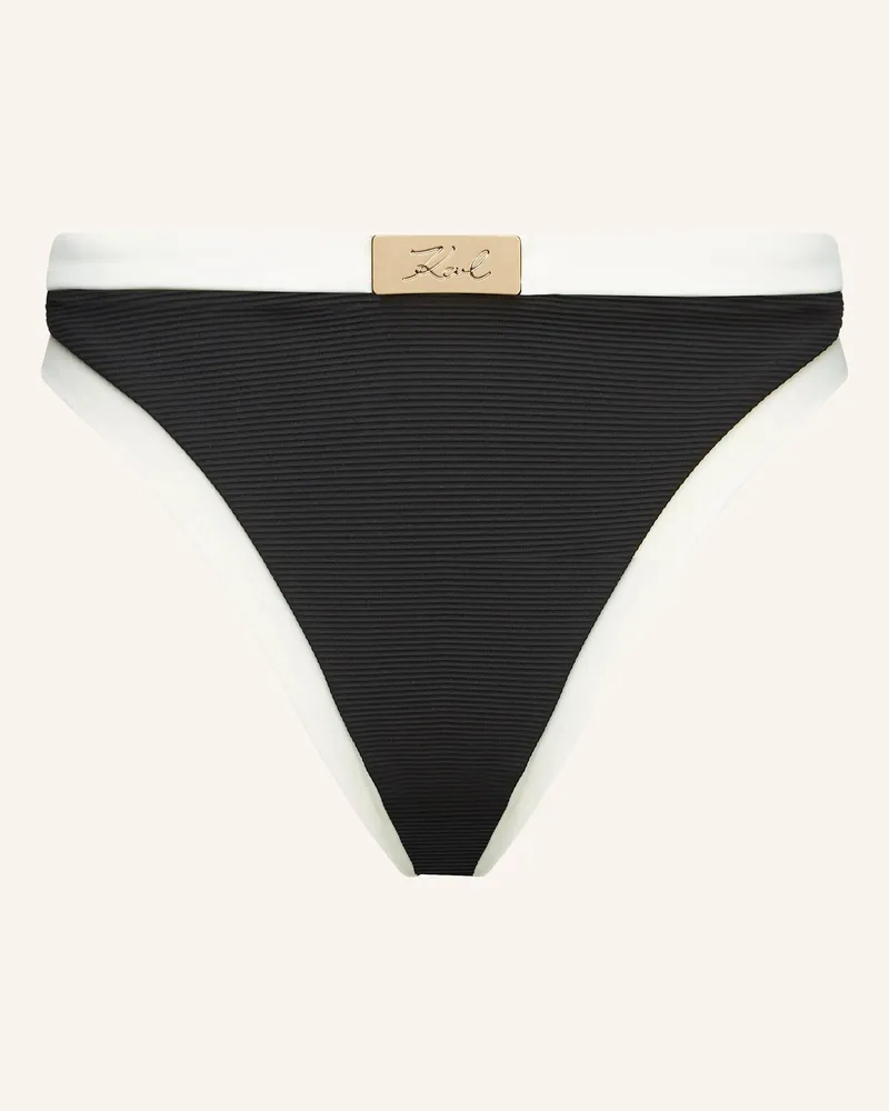 Karl Lagerfeld Bikini-Hose schwarz Schwarz