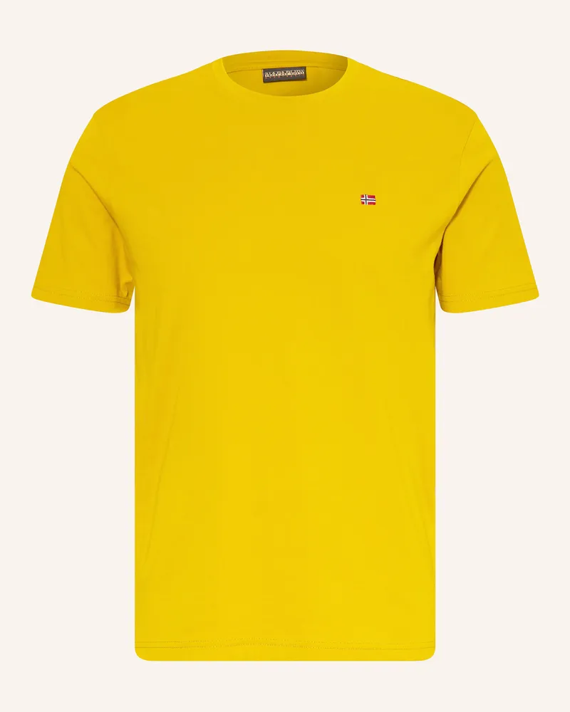 Napapijri T-Shirt SALIS Dunkelgelb