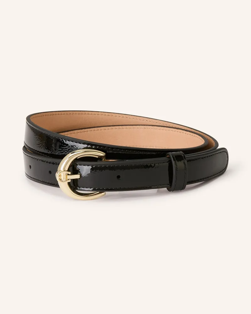 Aigner Ledergürtel Schwarz