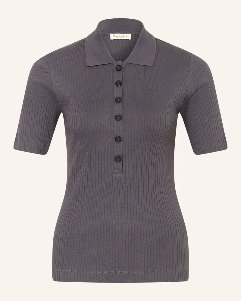 Marc O'Polo Jersey-Poloshirt blau Dunkelgrau