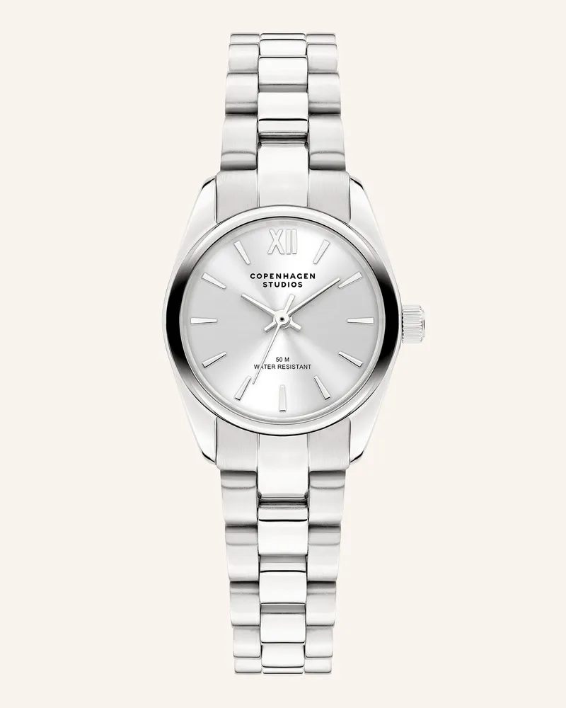 Copenhagen Armbanduhr  Aus  Edelstahl silber Silber