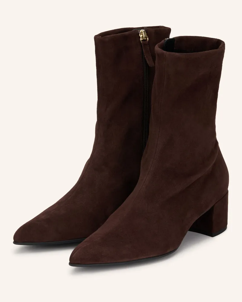 Högl Stiefeletten braun Dunkelrot