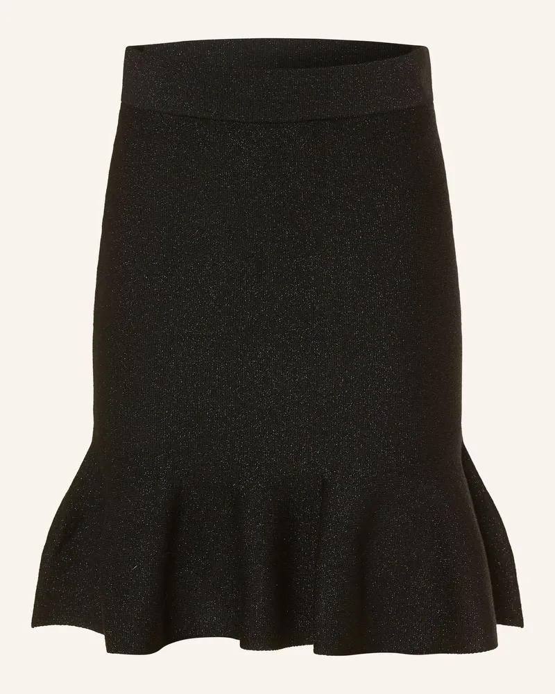 Darling Harbour Strickrock Mit Glitzergarn schwarz Black