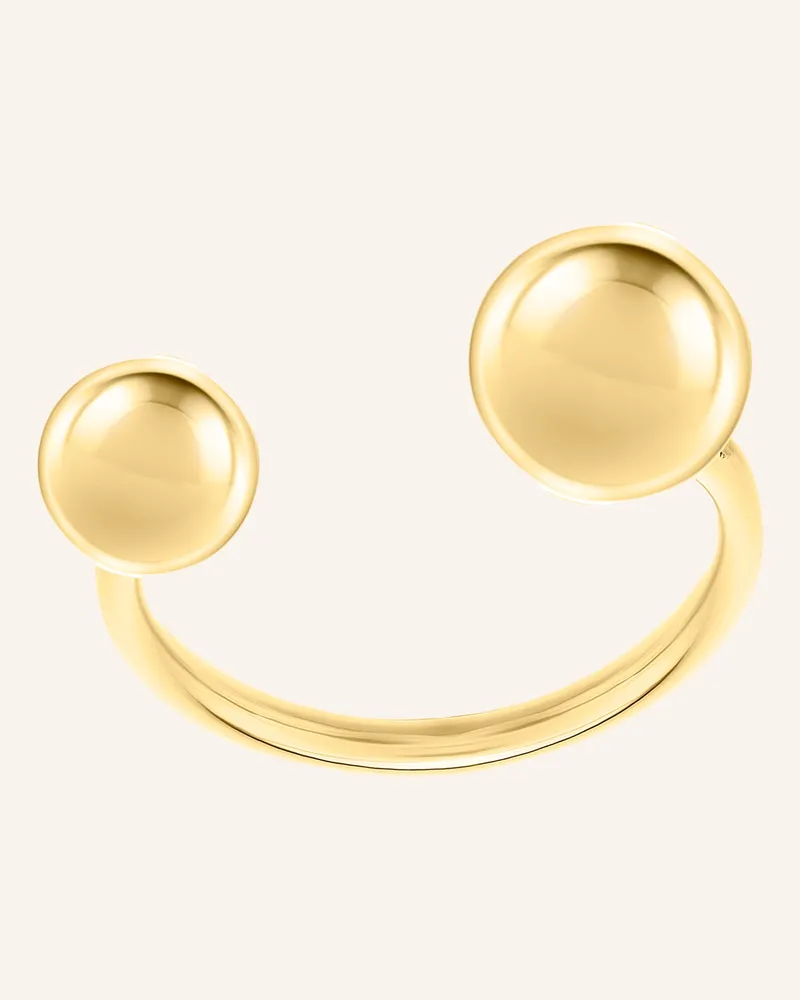 Liebeskind Ring  Aus  Edelstahl gold Gold