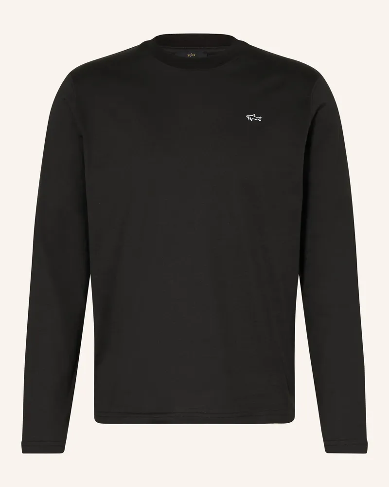 Paul & Shark Longsleeve schwarz Schwarz