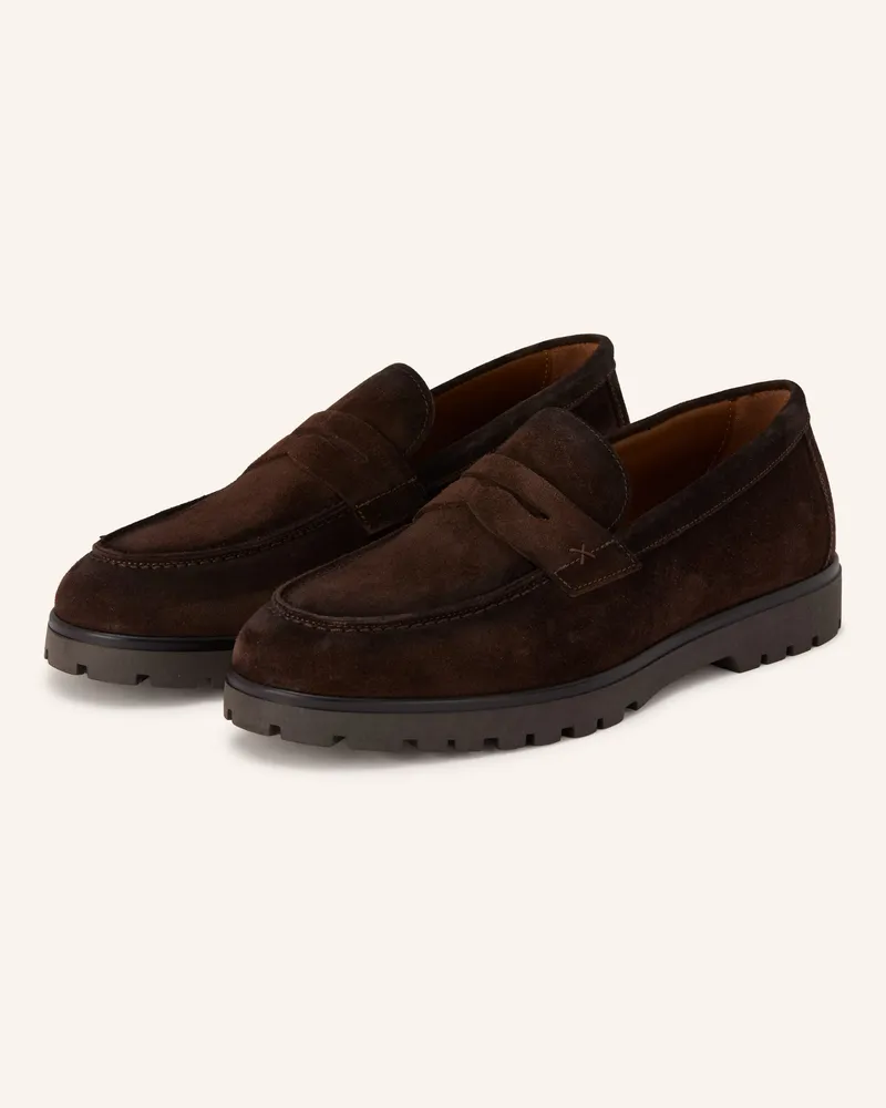paul Penny-Loafer braun Dunkelbraun