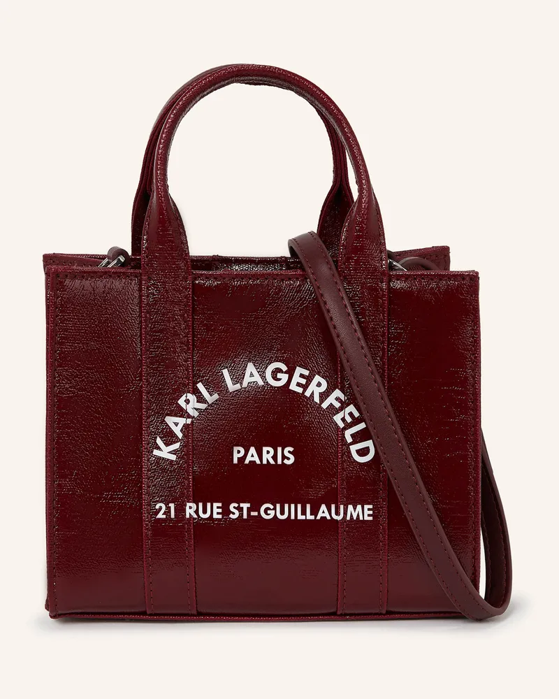Karl Lagerfeld Shopper Dunkelrot