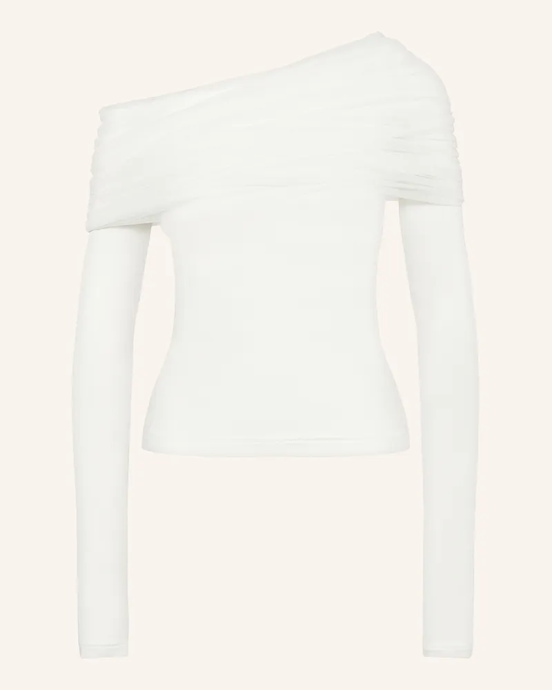 Christopher Esber One-Shoulder-Shirt Sonora weiss Weiss