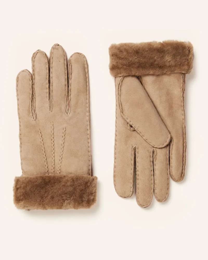 Kessler Lederhandschuhe Ilvy beige Hellbraun