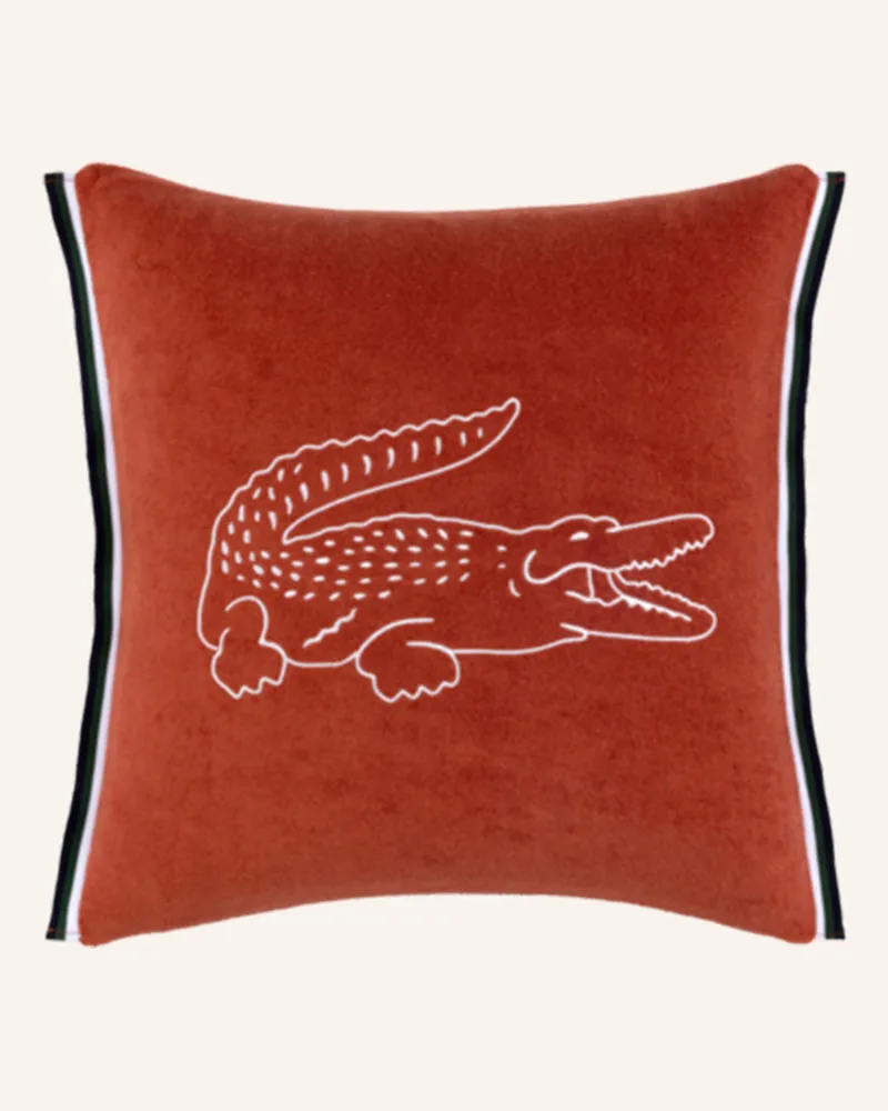 Lacoste Dekokissenhülle Lbreak orange Dunkelbraun