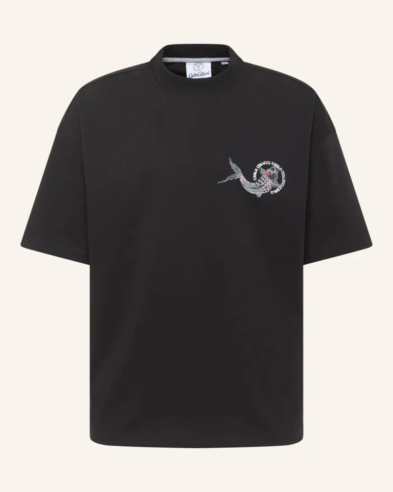 Carlo Colucci Unisex T-Shirt - From Milano to Tokyo DORIO Schwarz