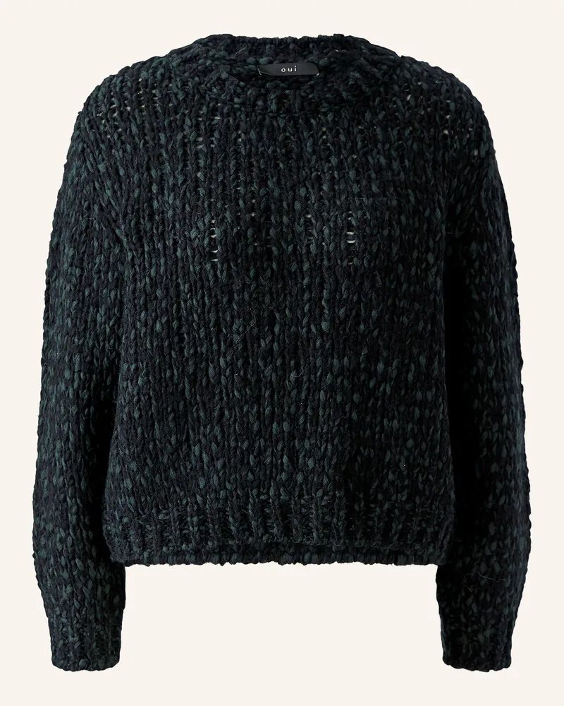 Oui  Pullover schwarz Schwarz
