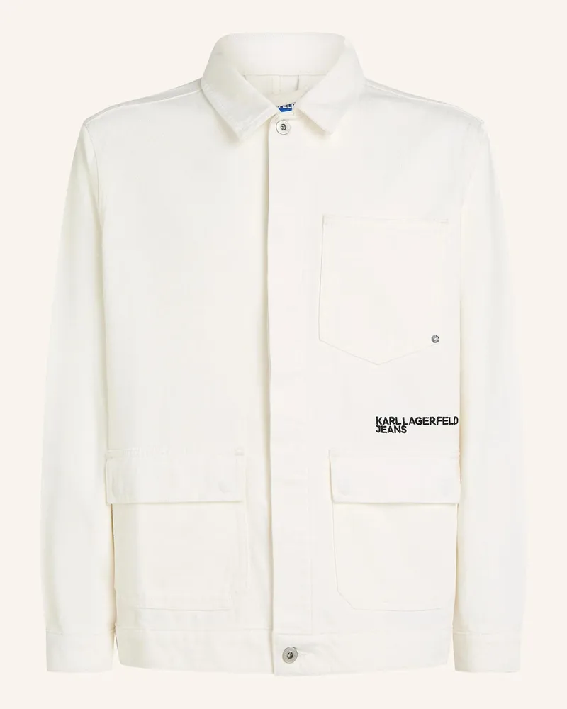 Karl Lagerfeld Jacke weiss Weiss