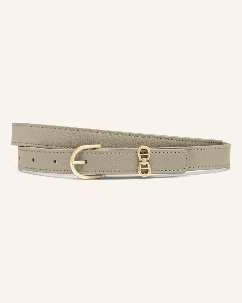 Aigner Ledergürtel LOGO Beige