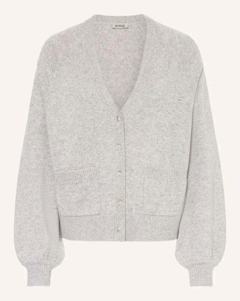 SoSUE Strickjacke Bella Mit Cashmere grau Grau
