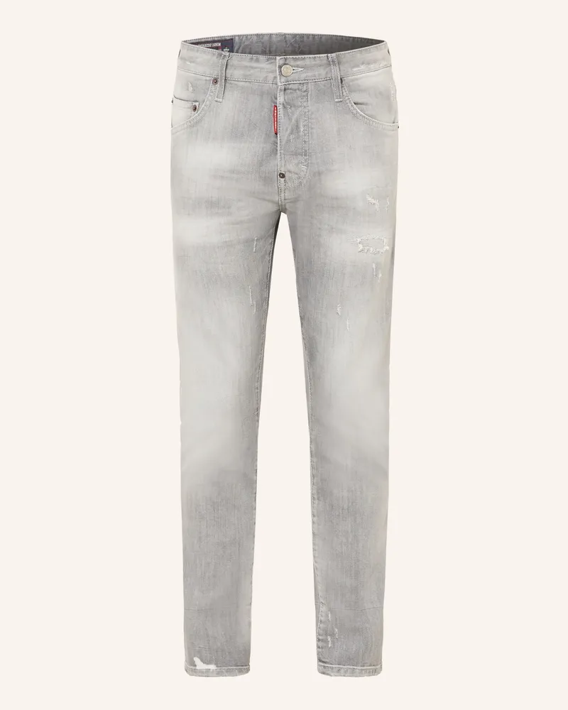 Dsquared2 Destroyed Jeans Skater Extra Slim Fit grau 852