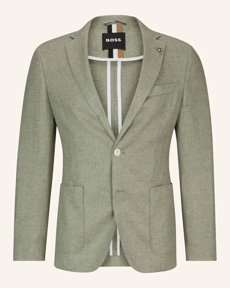 HUGO BOSS Blazer C-Hanry-233 Slim Fit gruen Hellgrün