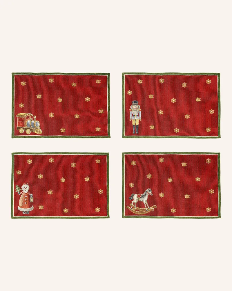 Villeroy & Boch Jubiläums-Set Gobelin Platzset 4tlg. Toy's Delight weiss Gelb