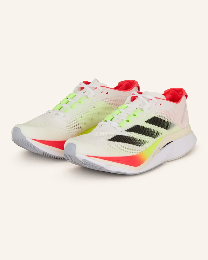 adidas ADIZERO BOSTON 12 LAUFSCHUH Weiss