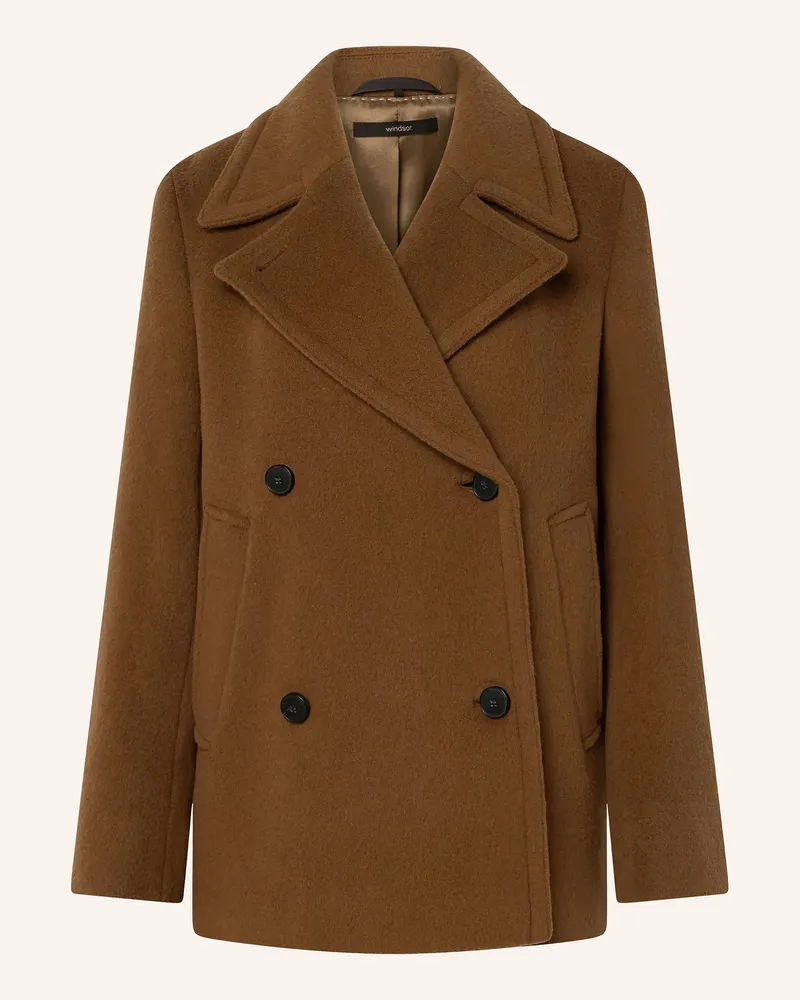 windsor. Cabanjacke braun Cognac