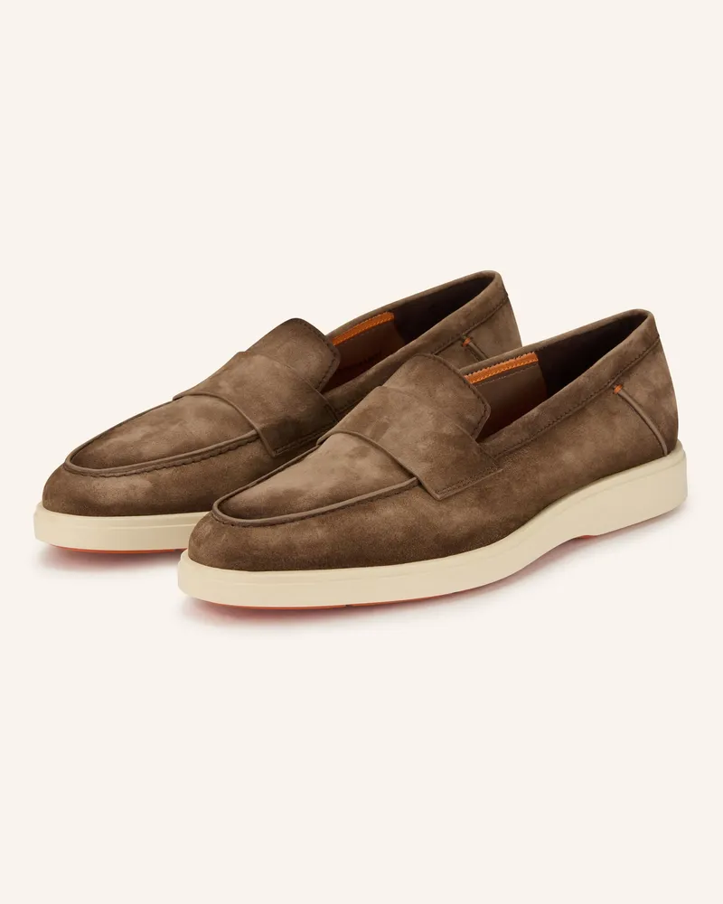 Santoni Loafer REVOLVE Braun