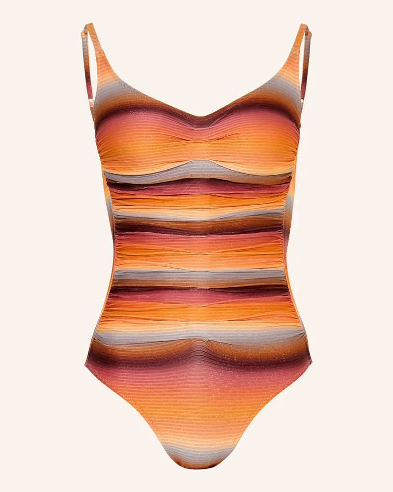 Maryan Mehlhorn Bügel-Badeanzug Sundrenched Mit Glitzergarn orange Orange