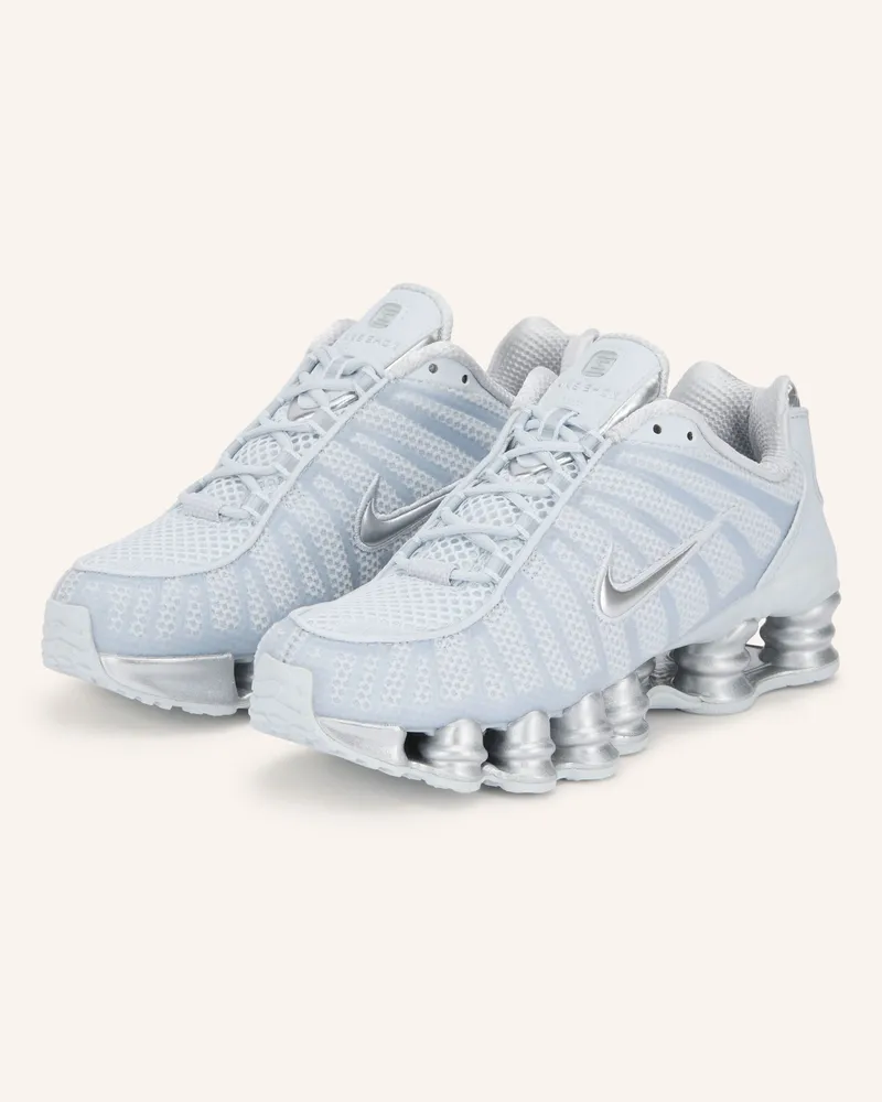Nike Sneaker Shox Tl silber Blaugrau