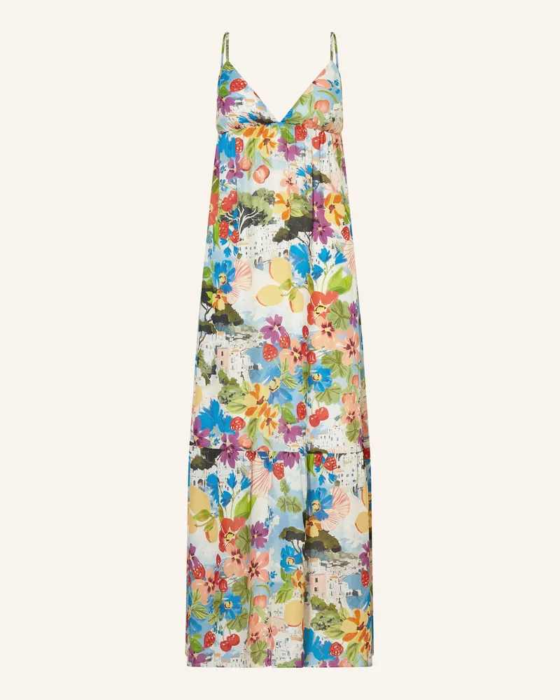 Maryan Mehlhorn Strandkleid Riviera Aus Seide gruen Blau