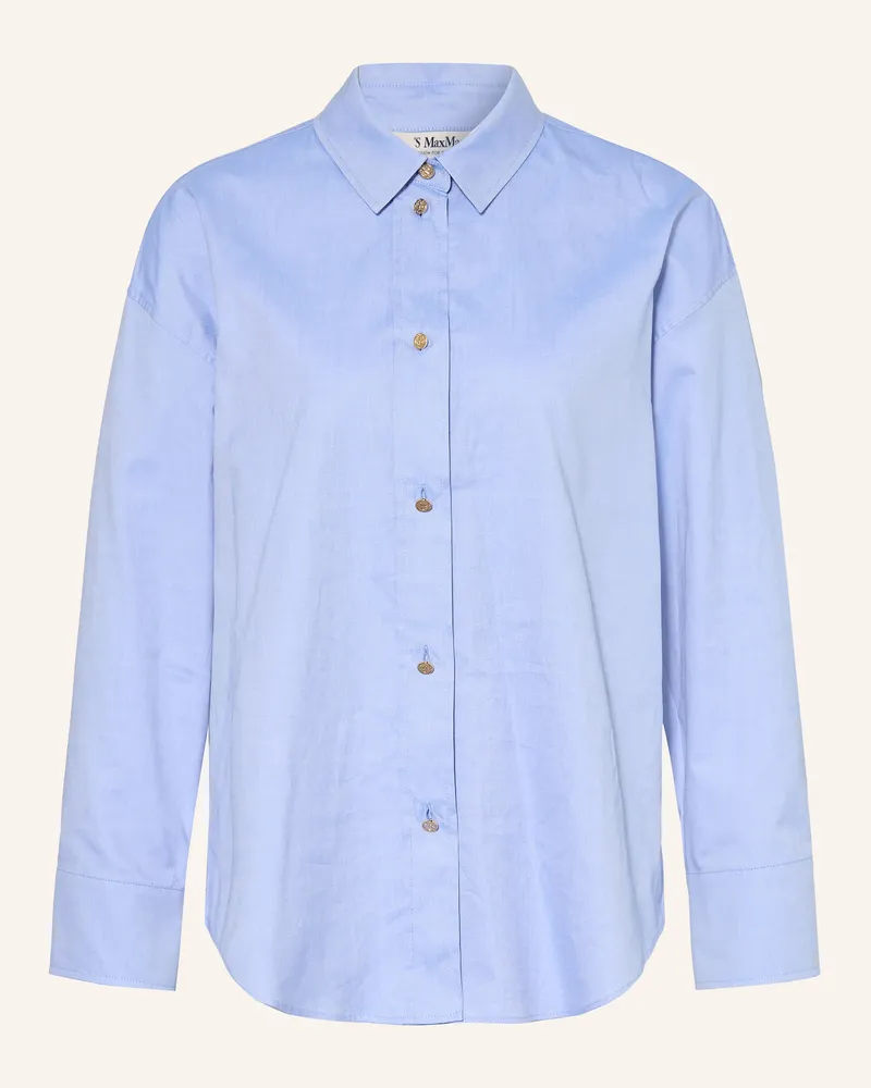 Max Mara Hemdbluse Volonta blau Blau