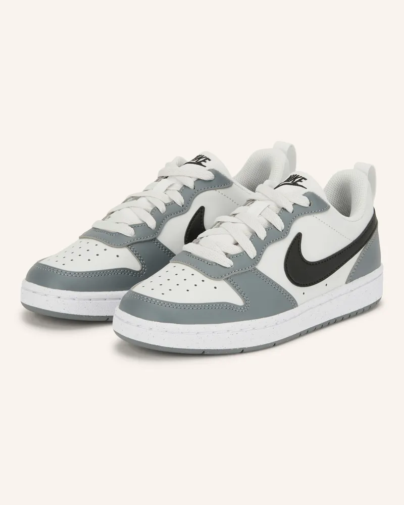 Nike Sneaker Court Borough Low Recraft weiss Weiss