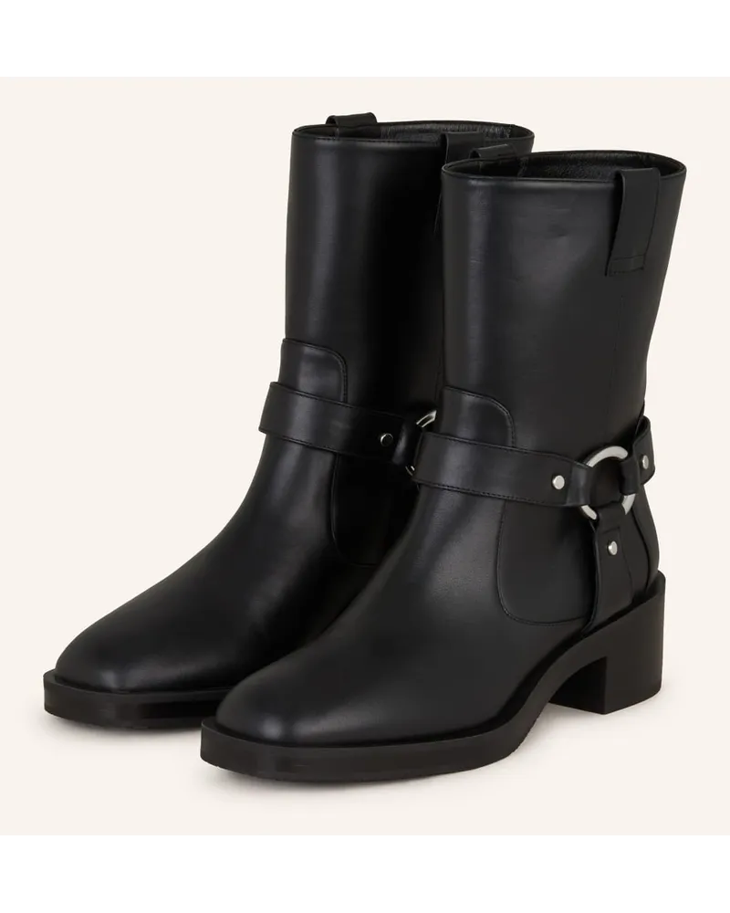 Stuart Weitzman Biker Boots JAX - SCHWARZ Schwarz