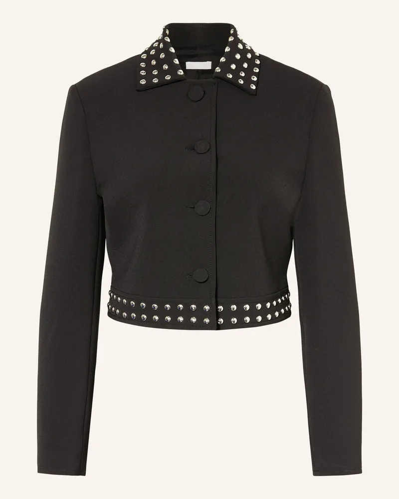 Liu Jo Jacke mit Nieten Schwarz