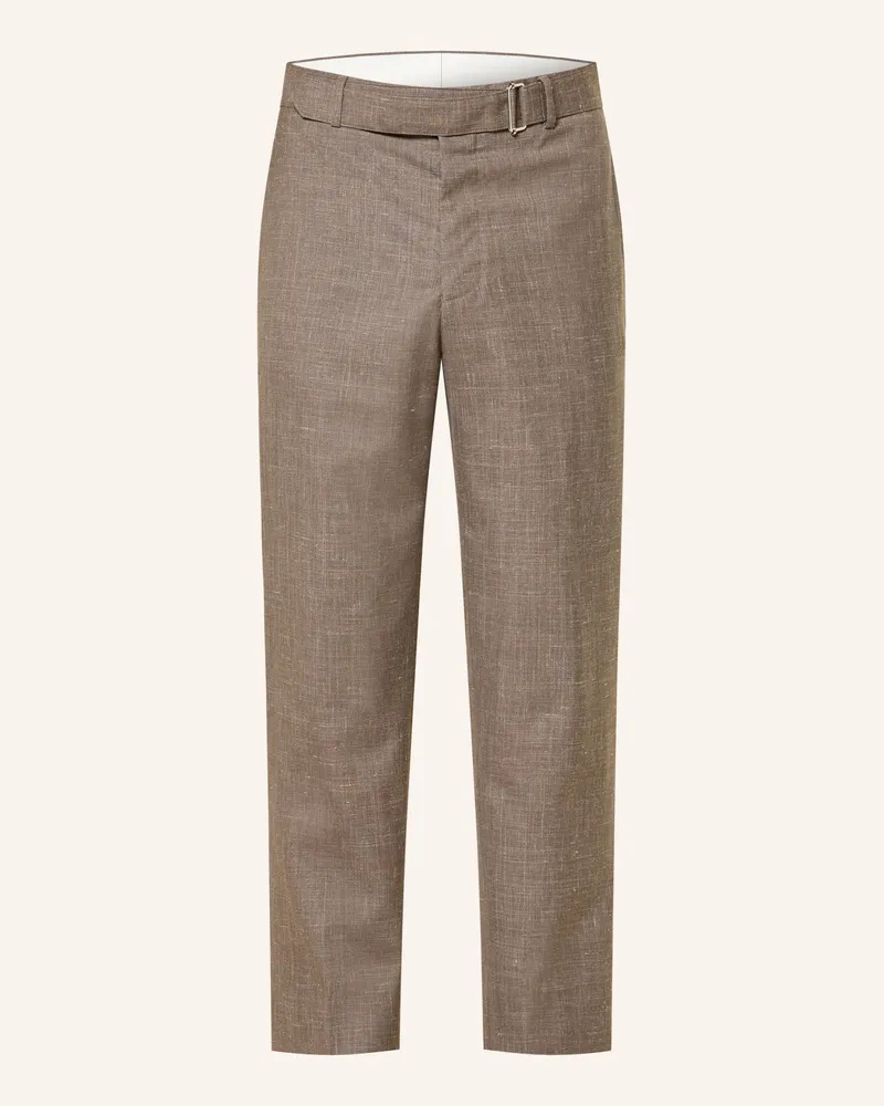 Officine Generale Hose HUGO Regular Fit Braun