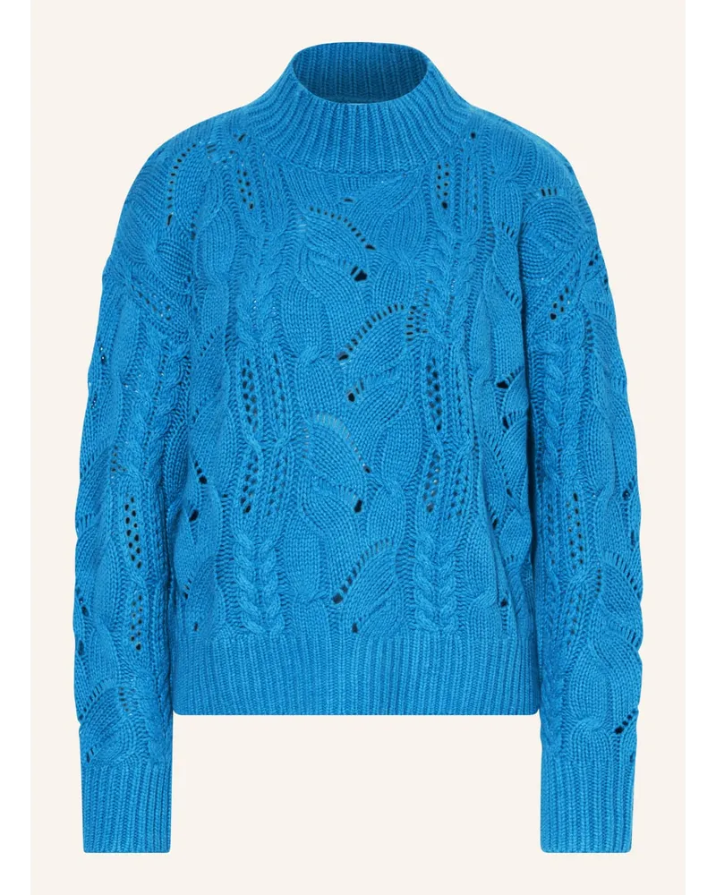 Darling Harbour Pullover mit Cashmere Blau