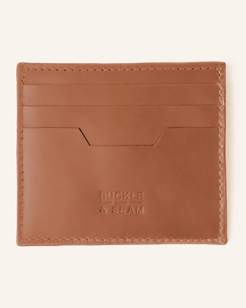 Buckle & Seam Kartenetui STERLING Cognac