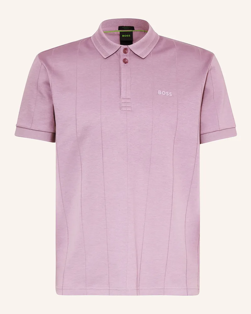 HUGO BOSS Jersey-Poloshirt PADDY CURVED Regular Fit Helllila