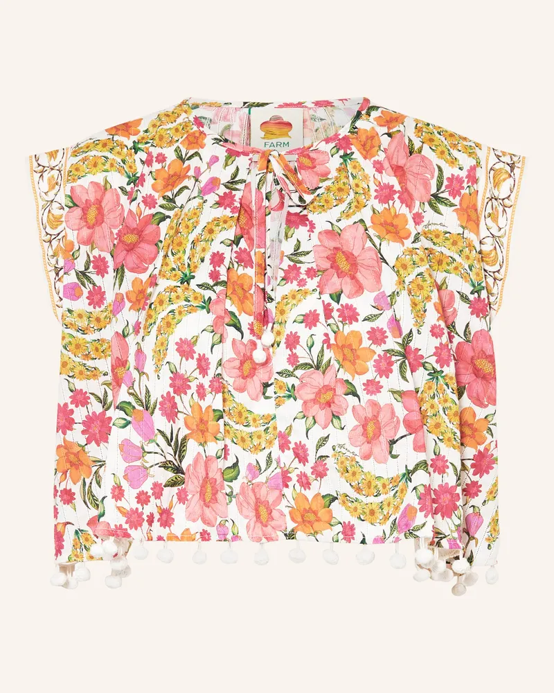 FARM Rio Blusenshirt Banana weiss Ecru