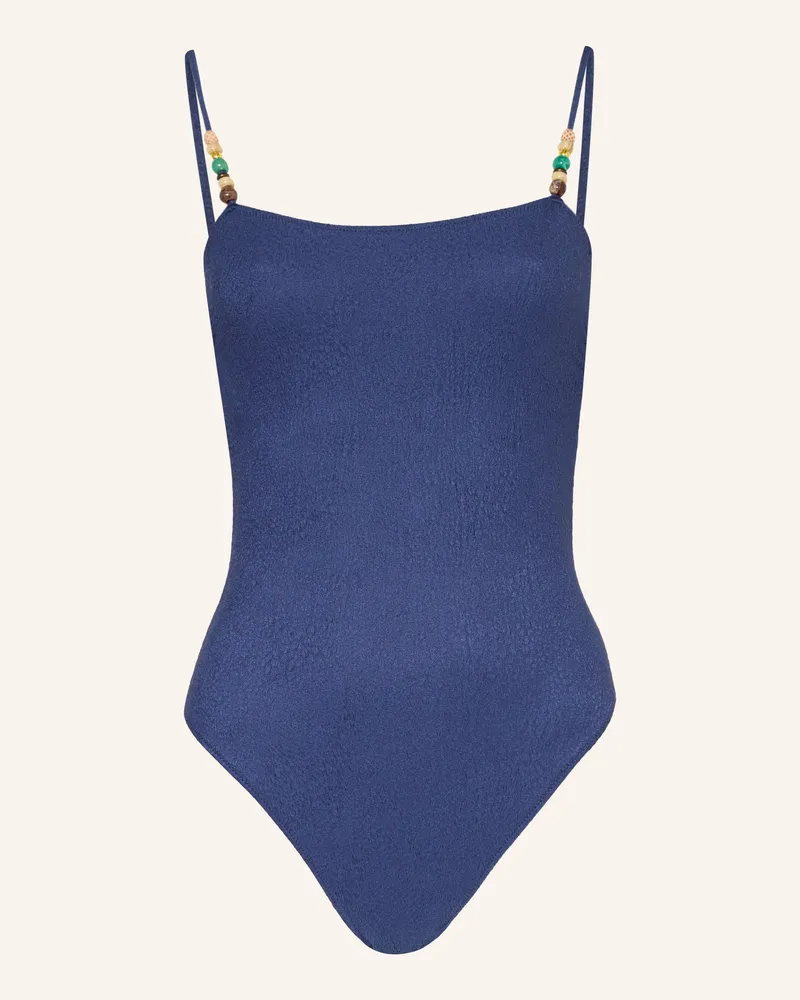 Banana Moon Badeanzug Mapiri Tanzania Mit Schmuckperlen blau Blau