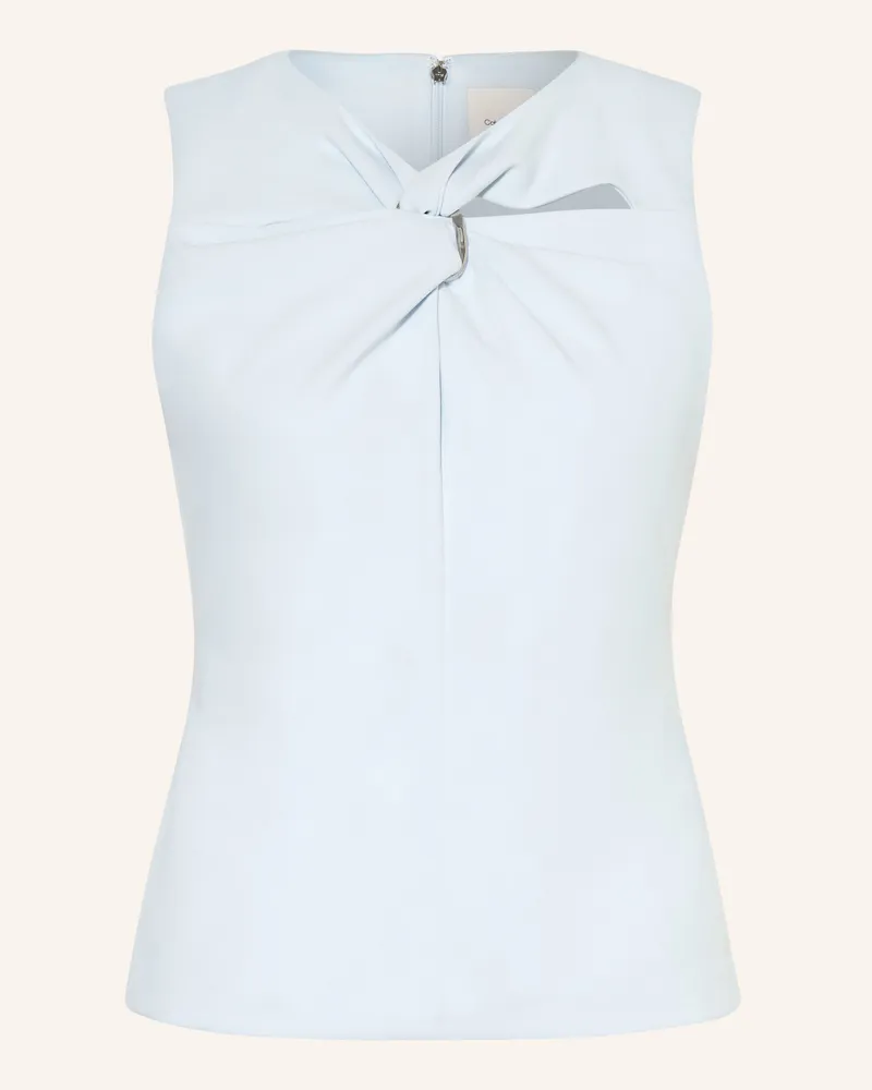 Calvin Klein Blusentop Mit Cut-Outs blau Hellblau