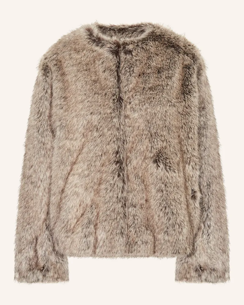 Antonelli Firenze Kunstfell-Jacke KRUMIRI Creme