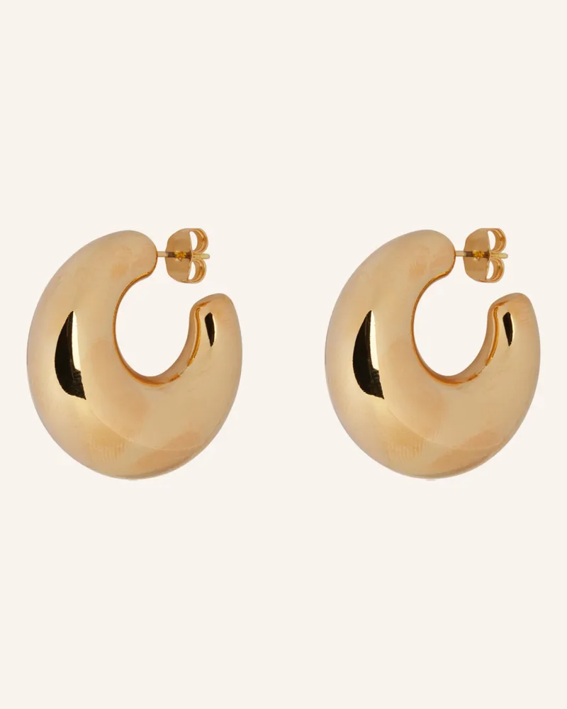 Vanessa Baroni Creolen Moon gold Gold