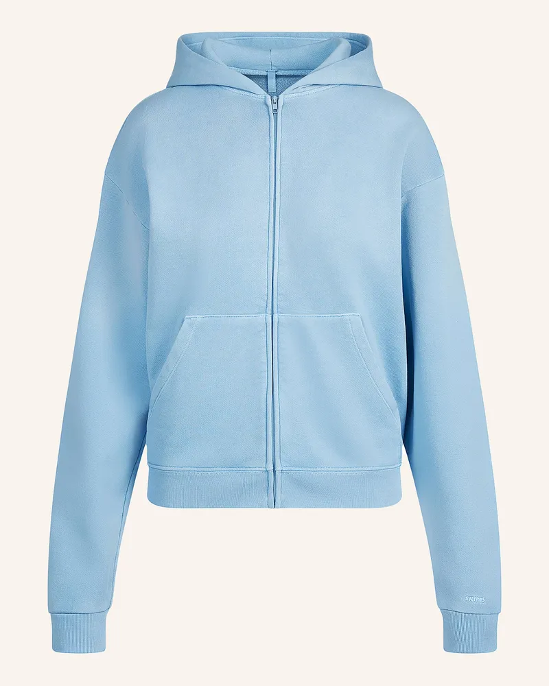 SKIMS Lounge-Sweatjacke Zip Up blau Blue