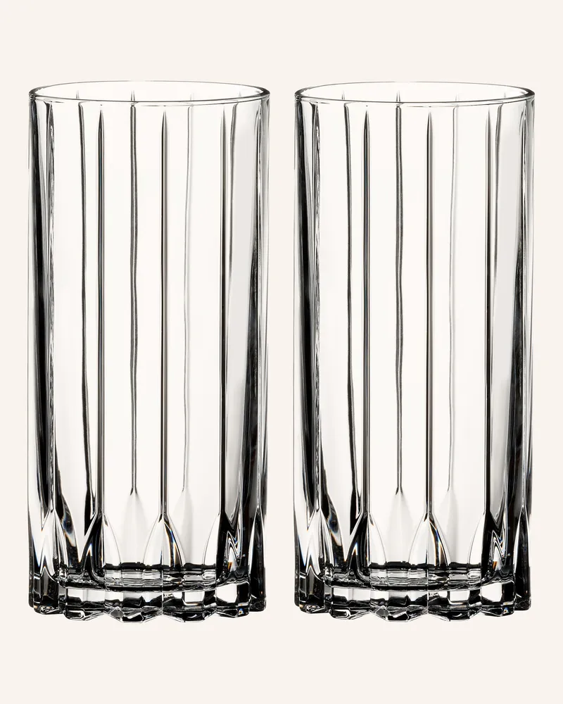 Riedel 2er-Set Trinkgläser Resort Retail Highball transparent Weiss