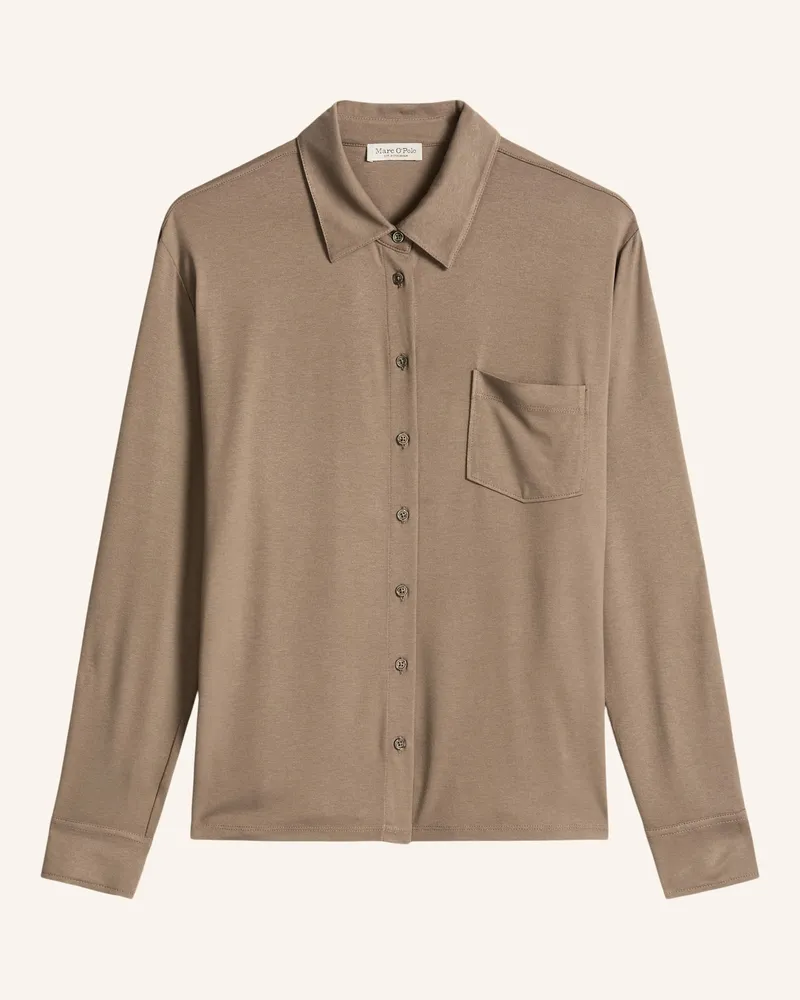 Marc O'Polo Jerseybluse braun Braun