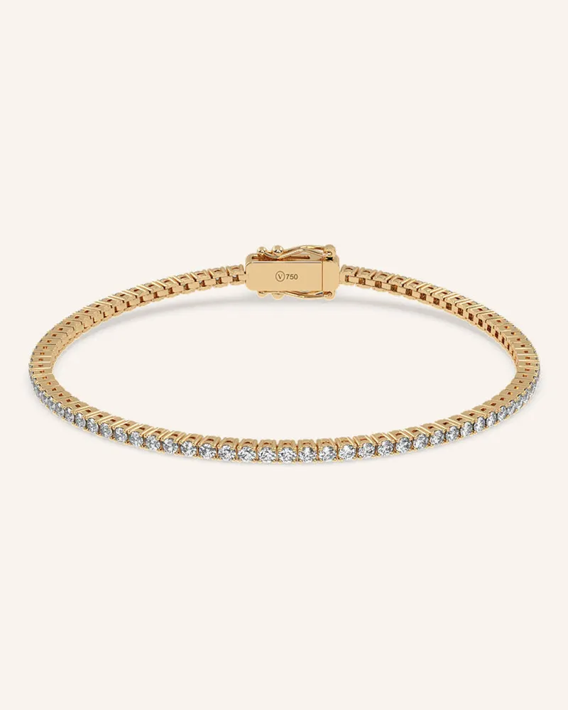VEYNOU Armband TENNIS aus 18 Karat Gelbgold mit 1,7ct. Diamanten Gold