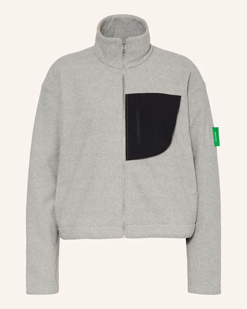 District Vision Fleecejacke grau Hellgrau